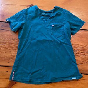 Mediclo XXS Hunter Green Scrub Set